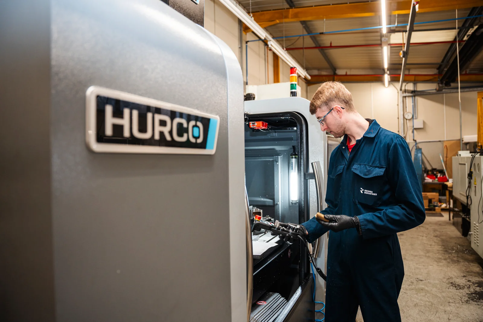 Inspection of CNC milled components at Regina Industries