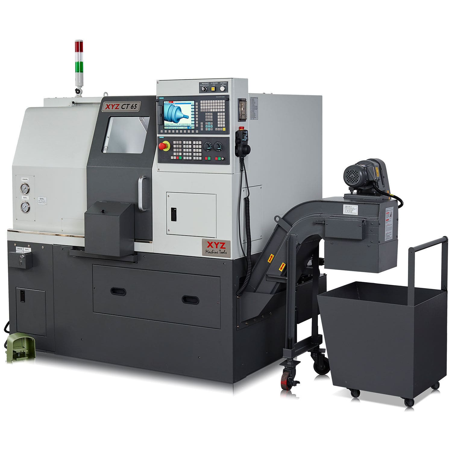 XYZ CT 65 HD CNC turning centre at Regina Industries
