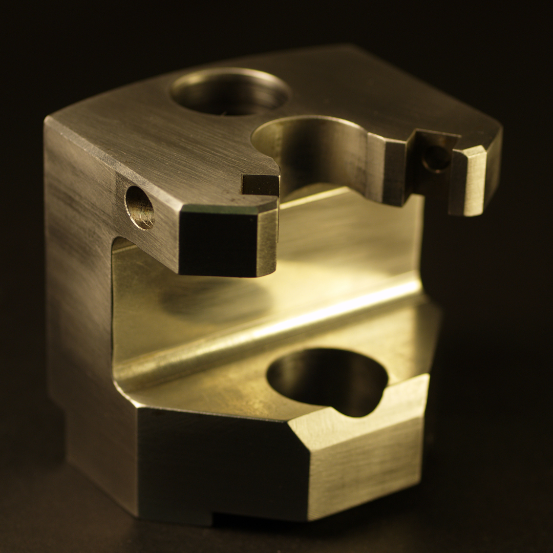 Precision CNC milled components manufactured by Regina Industries