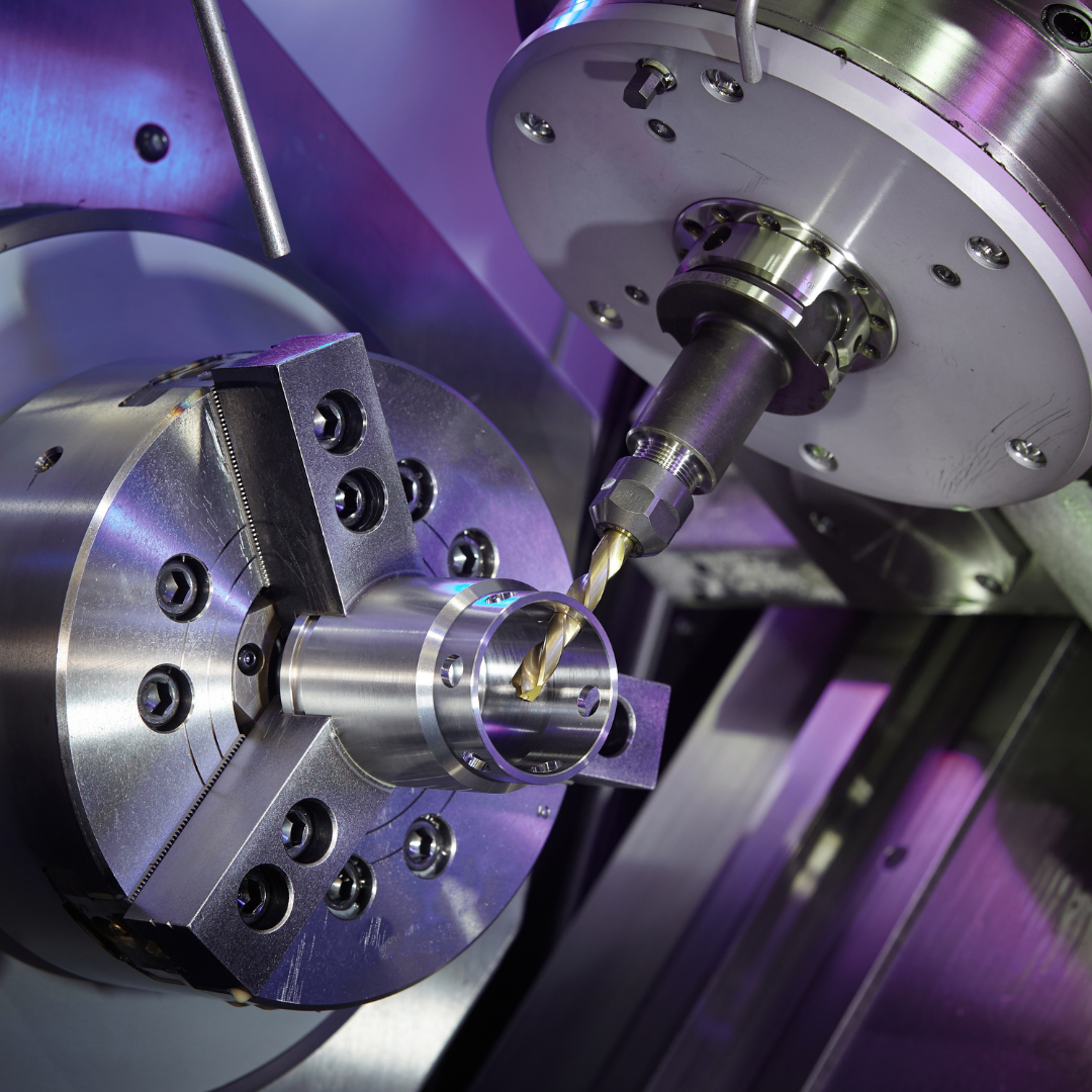 Precision CNC turned components manufactured by Regina Industries